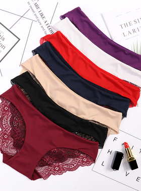 3 Pieces Ladies Underwear Woman Sexy Seamless Panties Briefs