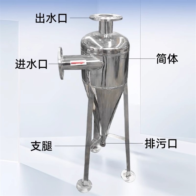 不锈钢旋流除砂沙器自动井水除y砂沙器过滤器管道除污器离心过滤