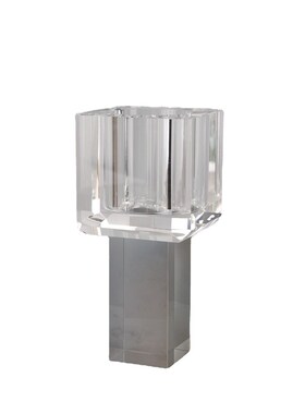 新中式水晶花器花插摆件样板房售楼F部卧室书房客厅桌面玄关饰品