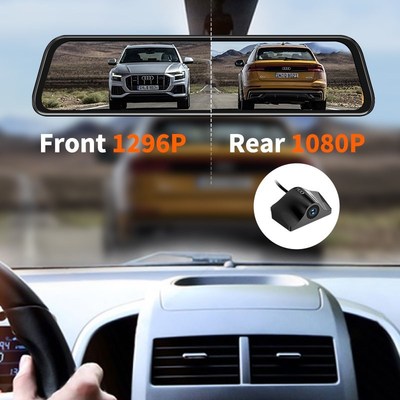 2020 JADO G840S Dashcam FHD Dual 1296P 12 iPnch Car Dvr Came