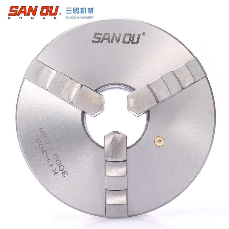 三鸥三爪卡盘dK11-80/100/125/160/200/250/315/320三爪自定心卡
