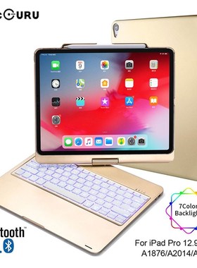 ablet board Case for iPad Pro A12.9 2018 Backlit Flip Wirele