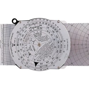 CYA  金f属领航计算尺 E6B-L航空飞行尺 军事飞行计算尺