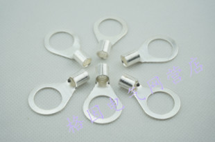 圆形 M10 4平方 4mm 裸端M头 铜鼻子 冷压鼻 接线端子