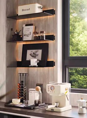 现代简约餐厅咖啡主题餐边柜咖啡豆装饰样板间软装饰品摆件组合