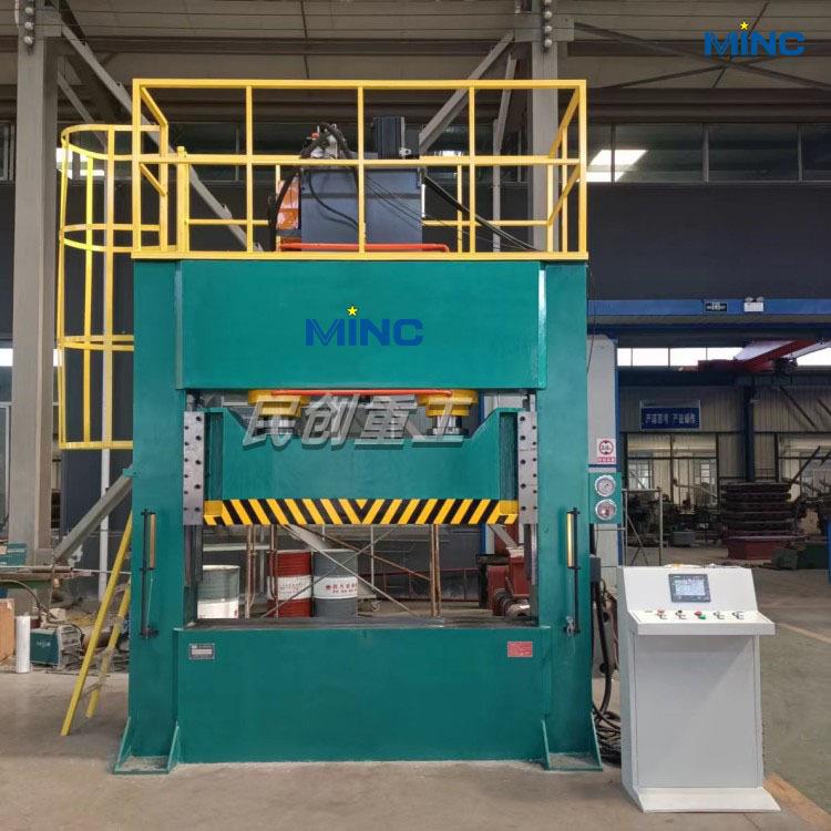 源头厂家直发200T双缸框架伺服液压机新款500T门板压花机价格优惠