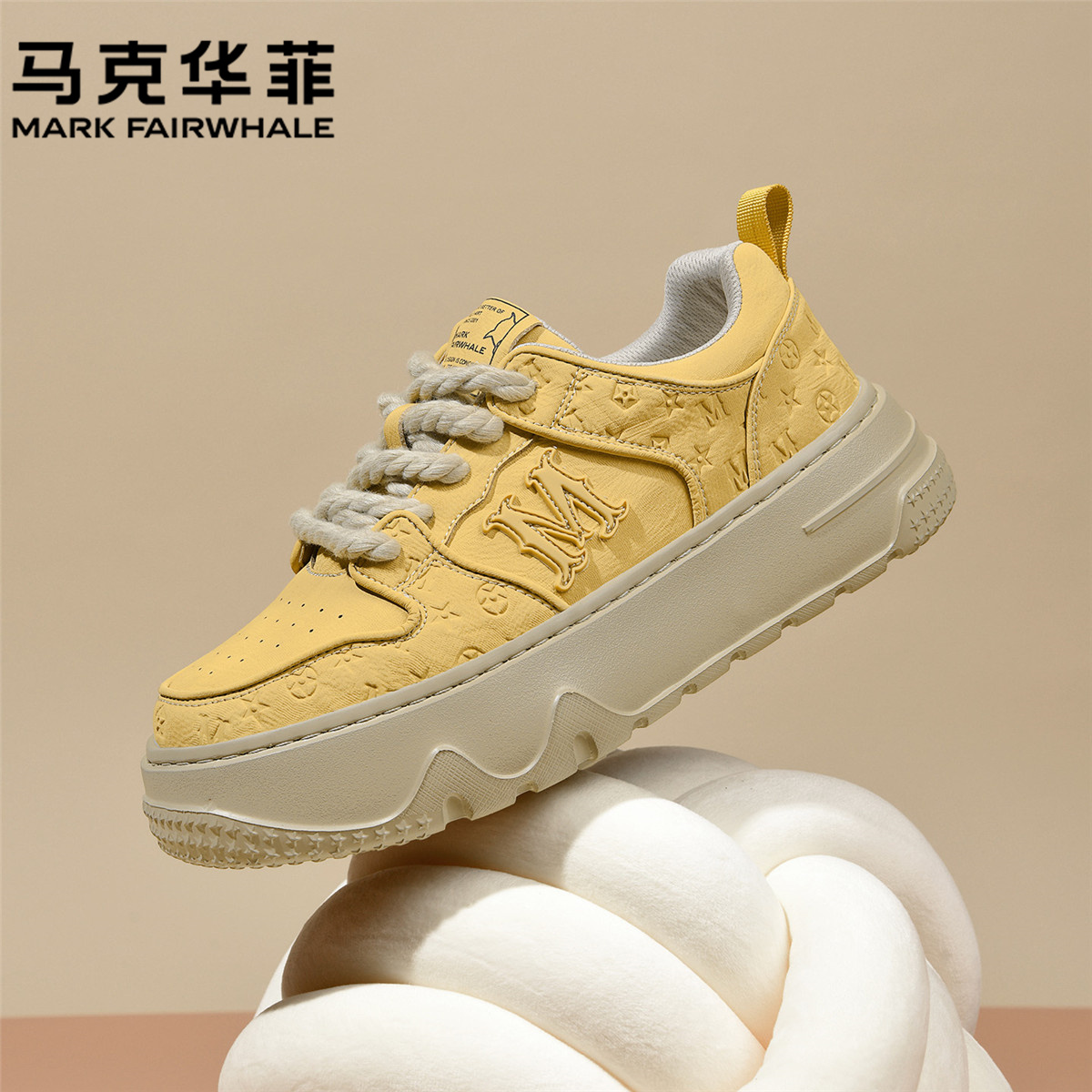 马克华菲旗舰休闲运动鞋高级男鞋