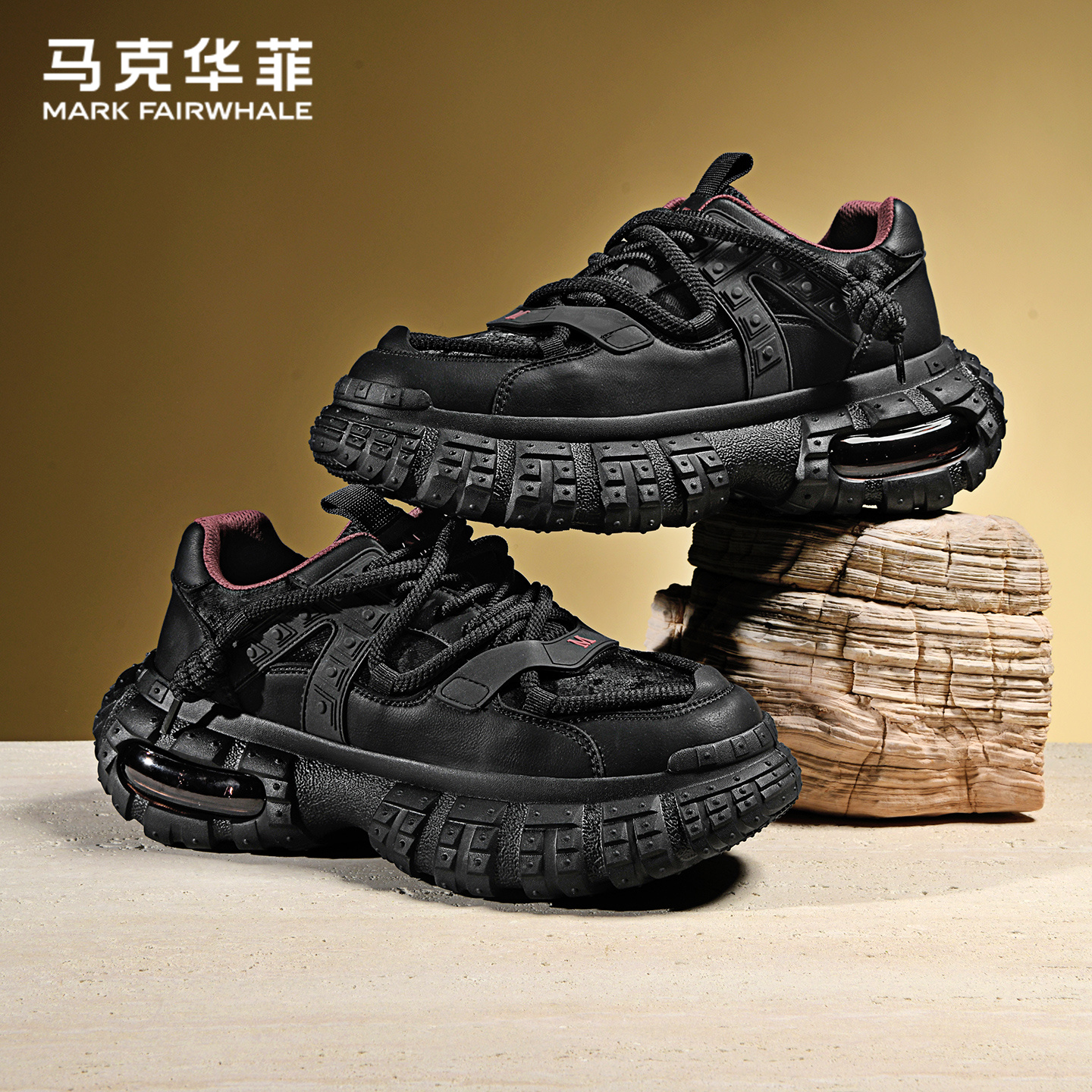马克华菲官方旗舰潮牌气垫老爹鞋
