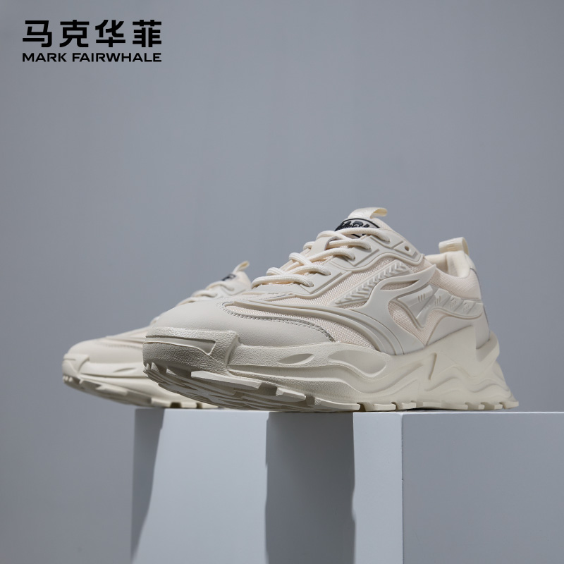 马克华菲老爹鞋厚底增高