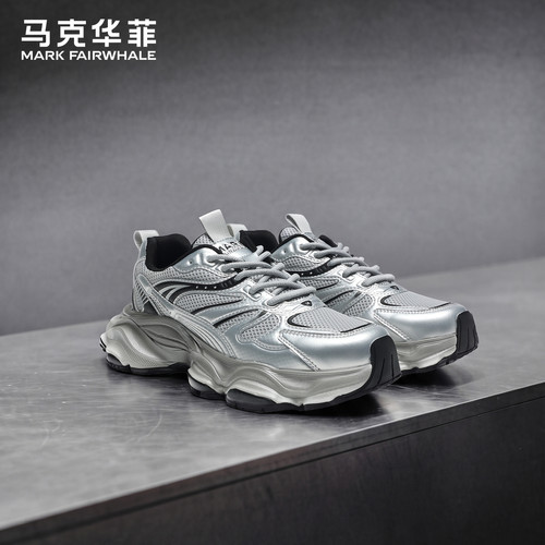 马克华菲官方旗舰男鞋增高老爹鞋