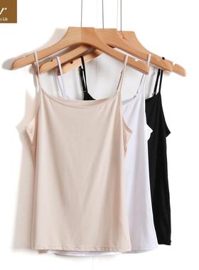 凯撒caser女士优可丝背心白色吊带夏季莫代尔内搭打底衫BK02-3062