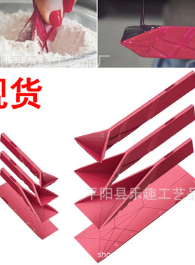 跨境Flat 3-in-1 measuring spoon 厨房折叠扁平的三合一量匙工具