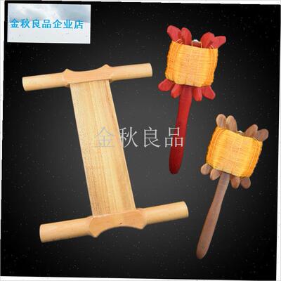 月风筝潍坊传统实木拐子儿童小圆C形线轴成人大号放飞收线工字拐.