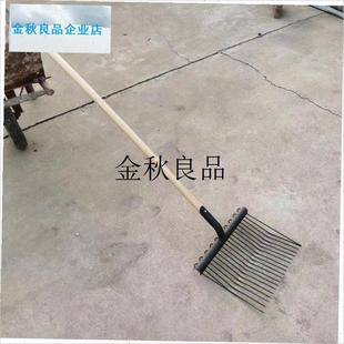马粪叉子马匹清洁用品牛粪草料农用草叉钢叉马房用X品粪叉耙子加,