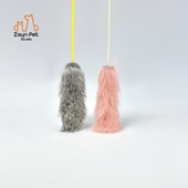 Zayn咱吖 纯手工耐咬赛级猫咪玩具丰荣玩具耐抓咬 真兔毛逗猫棒