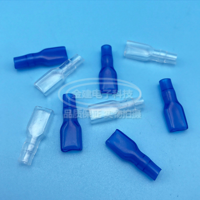 新品4.8/187透明护套 PVC/硅胶软护套I 端子保护套187护套接线端
