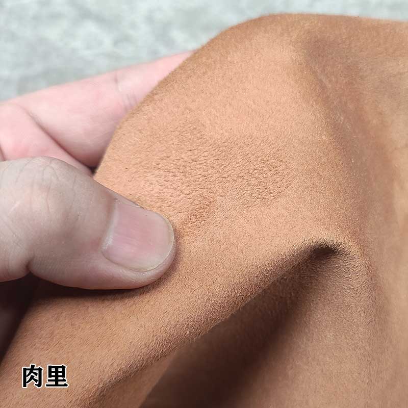 极速金棕色全粒面胎牛羊驼纹0v.8-1.0mm柔软整张牛皮手工皮具皮料