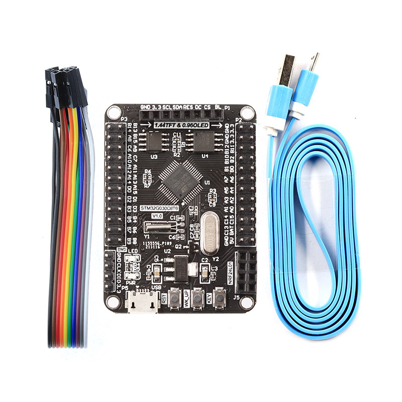 极速STM32G030C8T6开发板STM32G0学习N板送例程显示屏2.4G模块