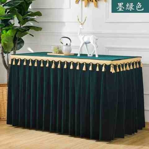 极速好看饭店大型套桌公司u佛台围布会议桌布台布长方形婚庆讲台