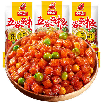 佳龙五谷杂粮辣条豌豆制品面筋零食小吃儿时怀旧麻辣解馋休闲食品