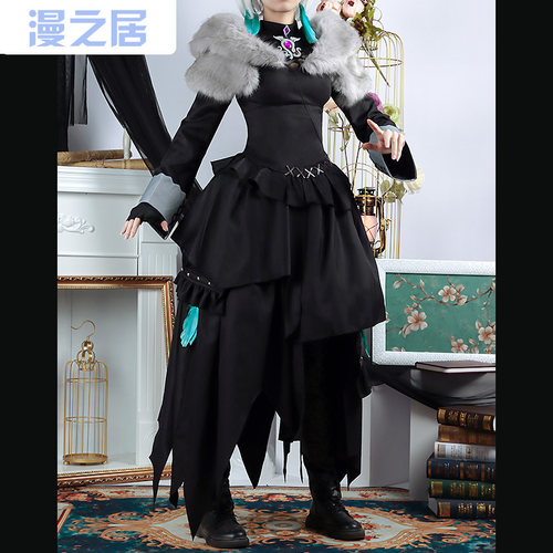 漫之居最终幻想14雅修特拉FF14雅喵魔女套cosplay服装盖亚cos衣服 - 封面