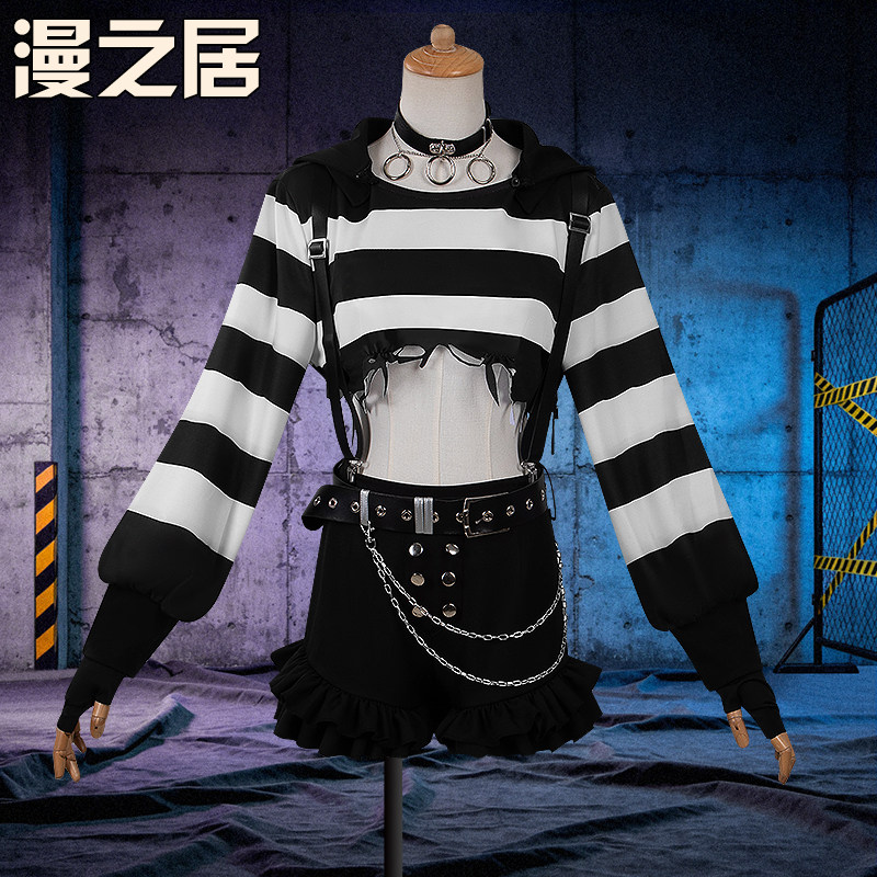 漫之居虚拟主播犯人编号039笹木咲 Cellmates衣装cos服
