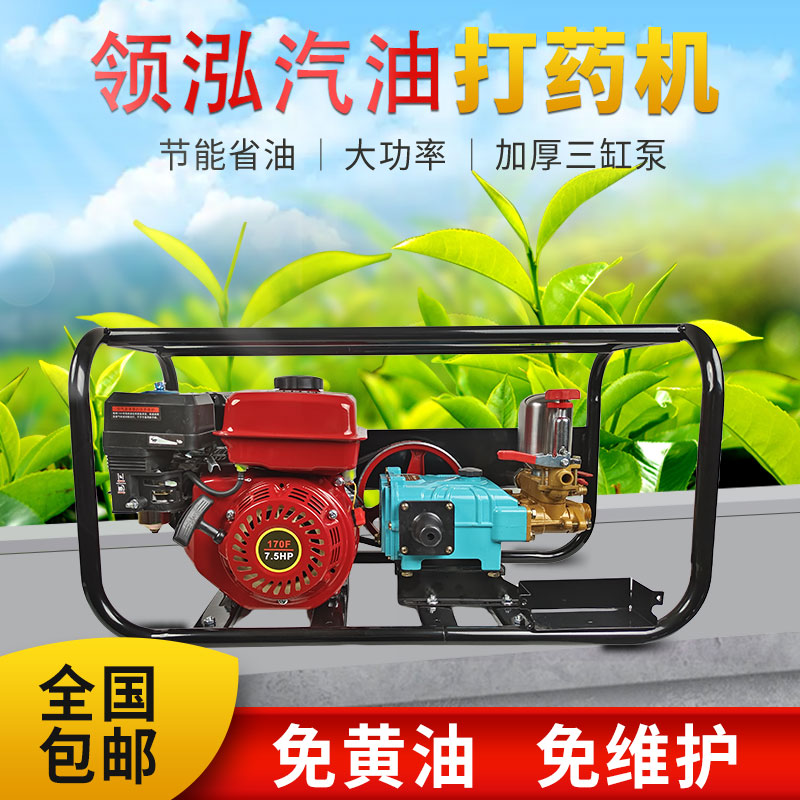 豪华汽油打药机高压农用喷雾器打农药喷药神器喷水器大棚果园雾化