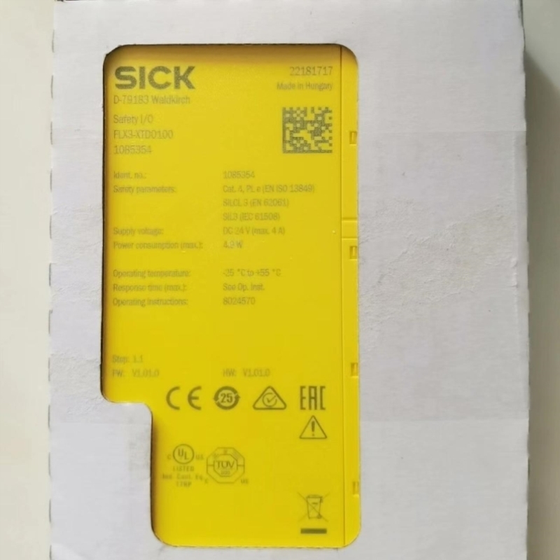 议价SICK安全IO模块FLX3-XTD01001085354