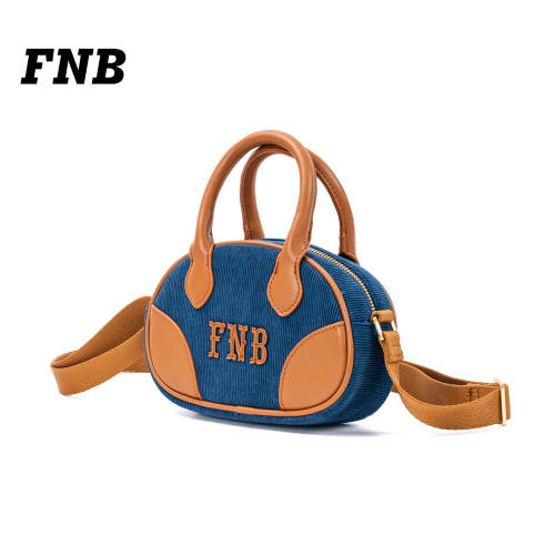 FNB美式复古保龄球包女小众设计感手提斜挎包迷你包