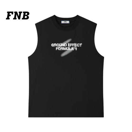 美国FNB26新款街头风字母印花背心男女宽松百搭无袖上衣