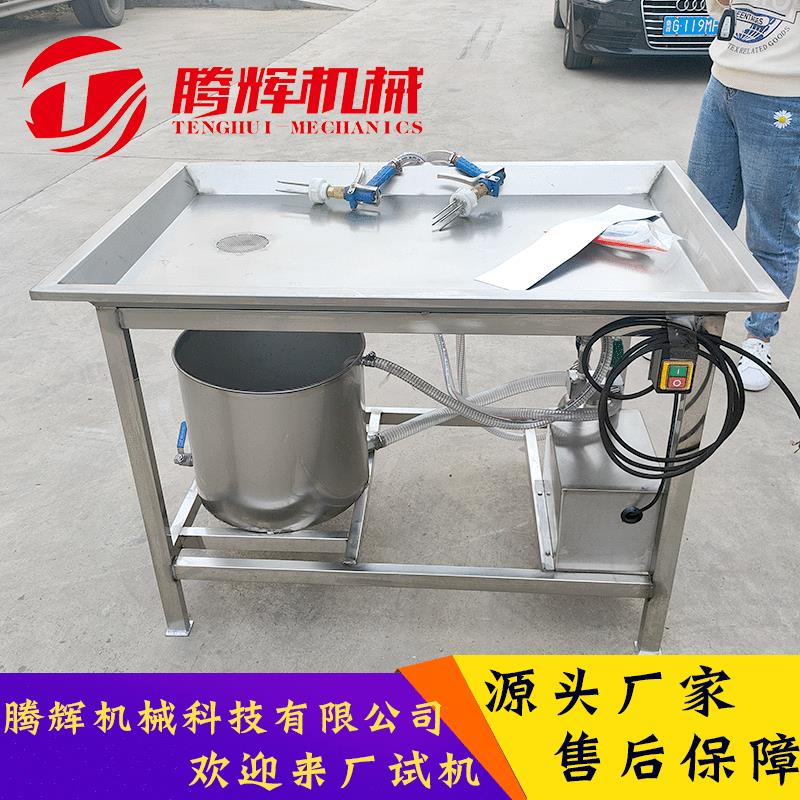 厂家供应手动八针盐水注射器 鸡肉牛肉腌肉加工机械设备