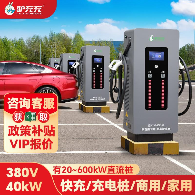 新能源电动汽车充电桩40kw快充双枪特斯拉埃安五菱mini通用