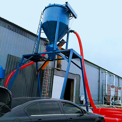 登封市 稻壳气力输送机移动式气力吸粮机负压式吸灰机