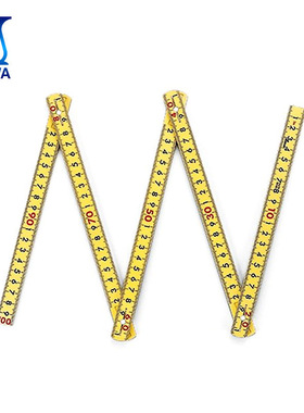 日本亲和SHINWA企鹅电工用玻璃纤维绝缘折尺2米10折78841/78833