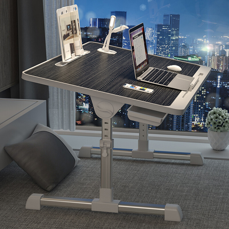 简易折叠升降床上小桌子电脑桌学生宿舍上铺学习桌家用卧室书桌