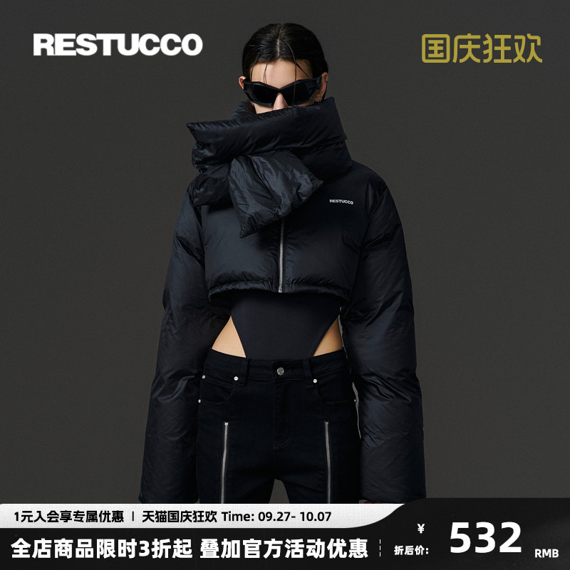 黑色短款羽绒服RESTUCCO