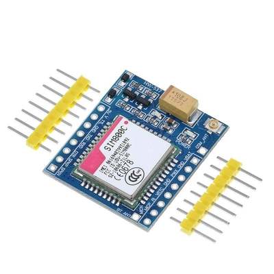 SIM800C GSM GPRS模块5V/3.3V TTL 适配STM32 C51程序与蓝牙和TTS