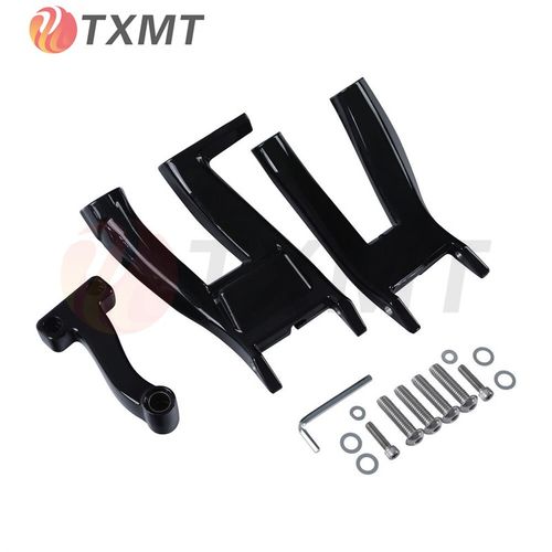 适用哈雷软d尾FLHCS FLDE 18-23 驾驶员乘客脚踏板安装支架套件