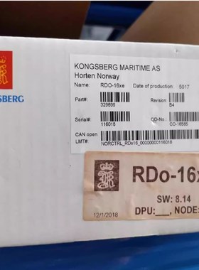 KONGSBERG RDO-16Jxe 康士伯模块 现货