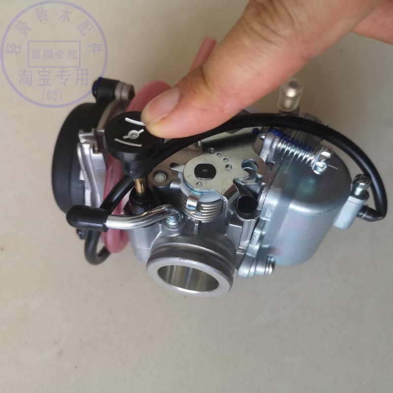 适用风飚太子eGM125E化油器摩托07款铃木王GS125米库尼化油器QS12