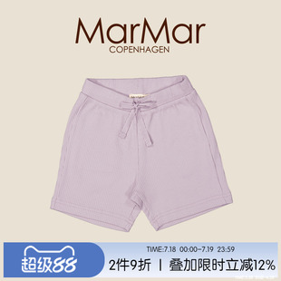MarMar春夏兒童系帶短褲 寶寶居家打底褲 莫代爾棉針織休閑短褲