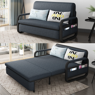 左右沙发床两用可折叠双人1.2收纳多功能小户型客厅单人储物沙发1
