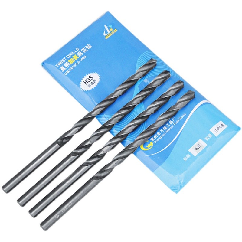 万绥 加长钻头直柄麻花钻5.1 5.2 5.3 5.4 5.5 5.6 5.S7 5.8 5.9m