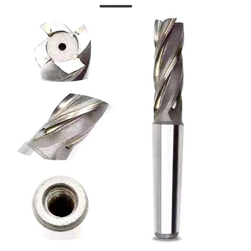 镶钨钢硬质合金莫i氏锥柄加长螺旋侧铣立铣刀D12-80刃长53-200kYG