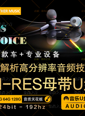 2025新款高档Hi-Res音源U盘汽车流行车载优盘车用歌曲真母带音源