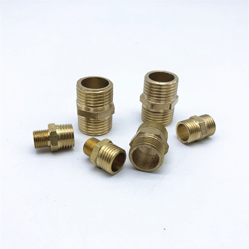 全铜双外丝 4分对丝铜接头 1分2分3分6分变径铜内接 1/4 3/8 1/2