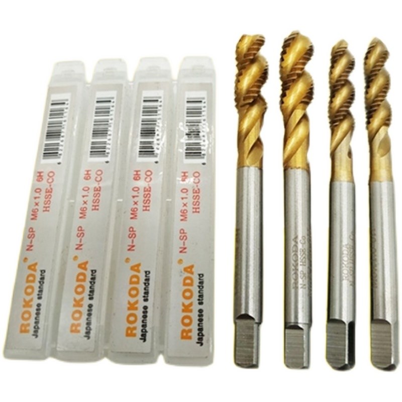 ROKODA韩量 M42高钴丝锥不锈钢丝攻螺旋机攻M2- M20