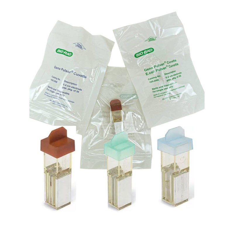 促销伯乐杯1mm间距一次性电穿孔比色皿biorad无菌电转杯