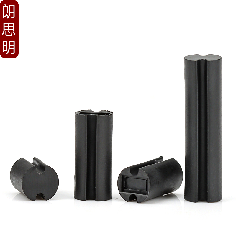 双槽LED灯柱间隔柱黑色led灯柱垫高柱发光管座二极管T灯座3mm/5mm