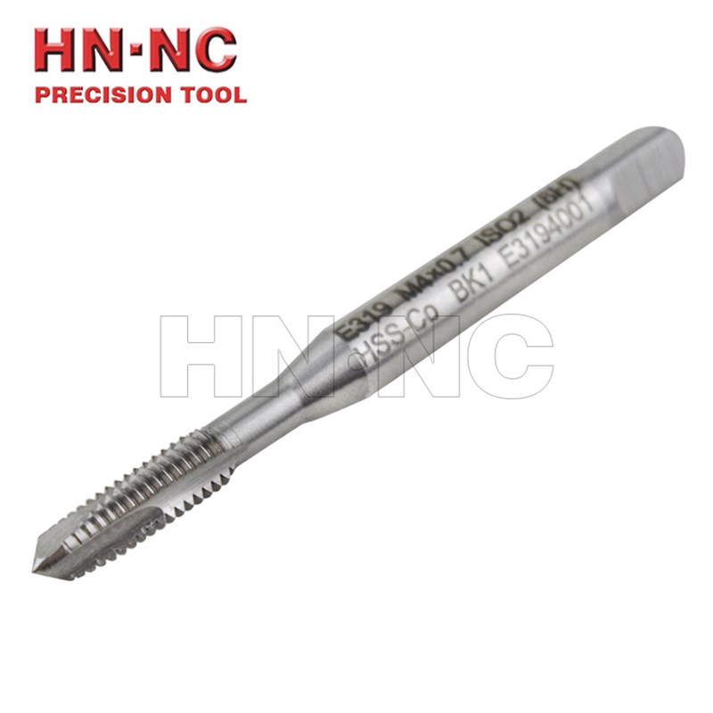 海纳M2/2.5/3/4/5/6/8/10/12含钴高速钢丝锥不锈钢/钢件机用丝攻